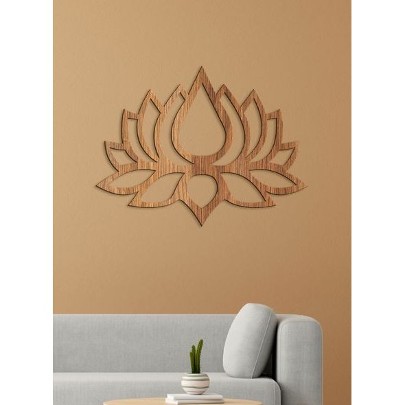 Dřevěná dekorace LOTOS