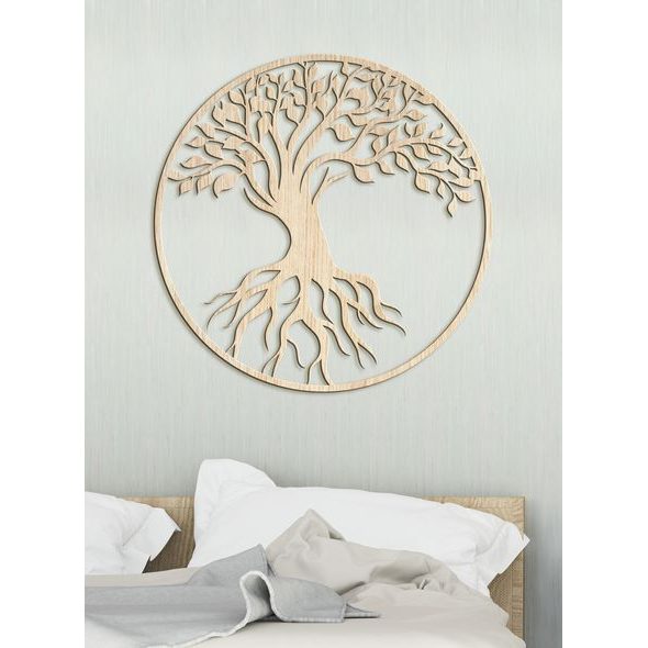 Dřevěný strom života Wind