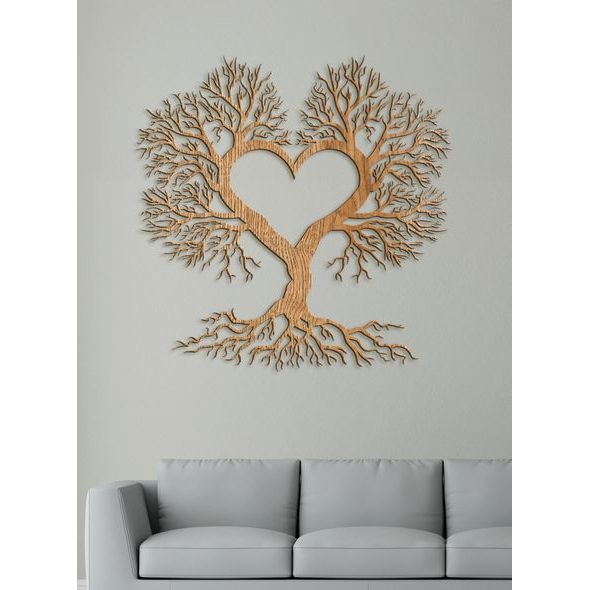 Dřevěný strom života a lásky