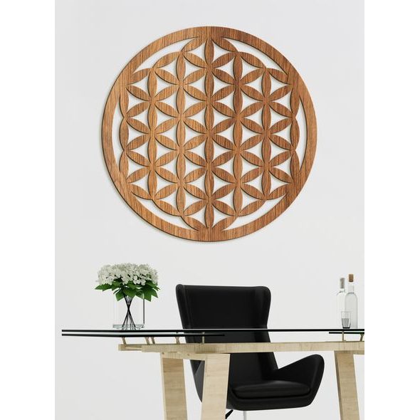 Dřevěná mandala Květ života SOFIA