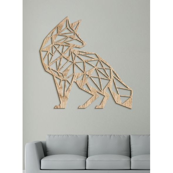 Dřevěný obraz Líška