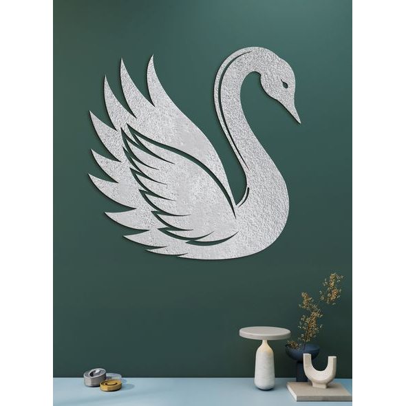 Dřevěný obraz Elegantní labuť