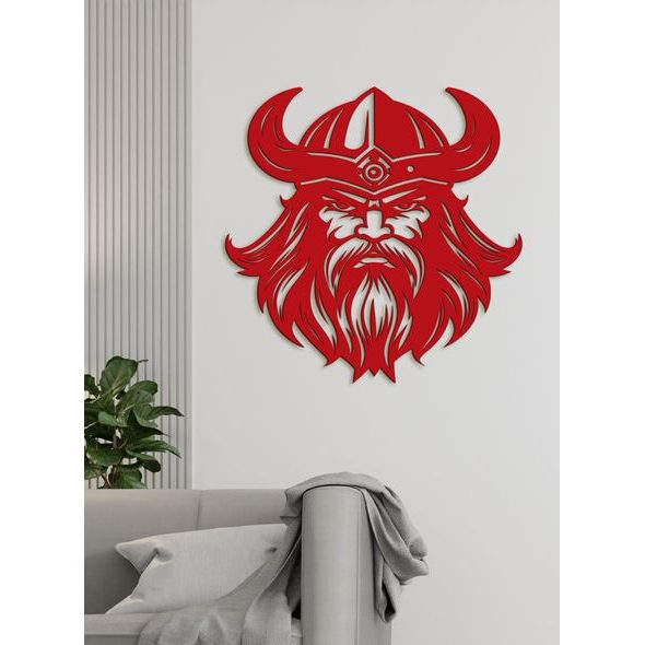 Dekorativní dřevěný obraz Viking