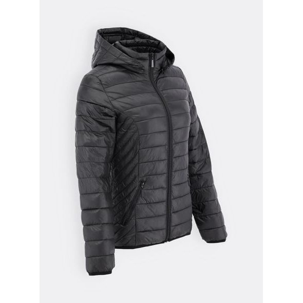 Dámská přechodná prošívaná bunda černá