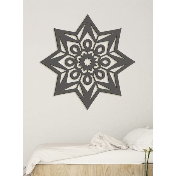 MODERNÍ DŘEVĚNÁ MANDALA STAR