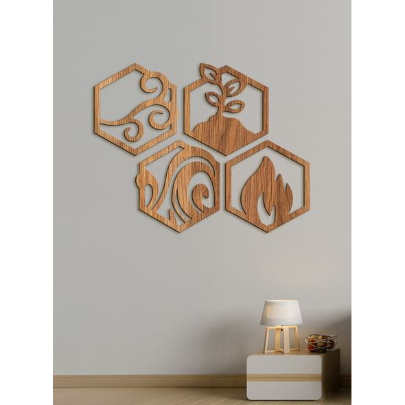 Moderní malba Čtyři živly