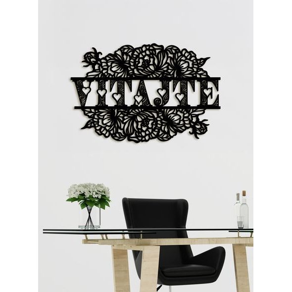 Drevený nápis "VITAJTE"