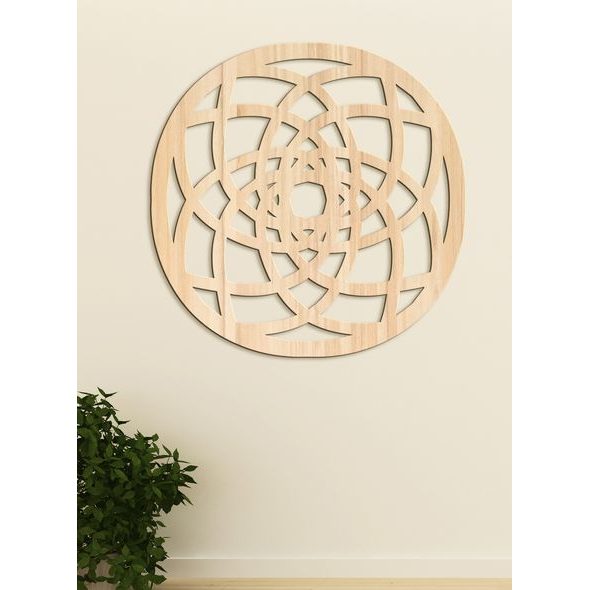 Mandala na zdi Harmonie