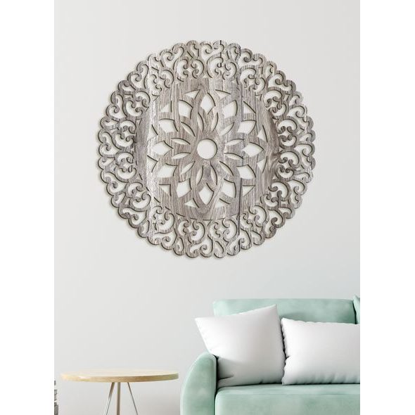 Dřevěná mandala Symfonie přírody