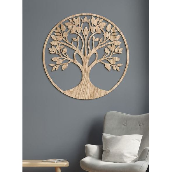 Dřevěný obraz Strom života
