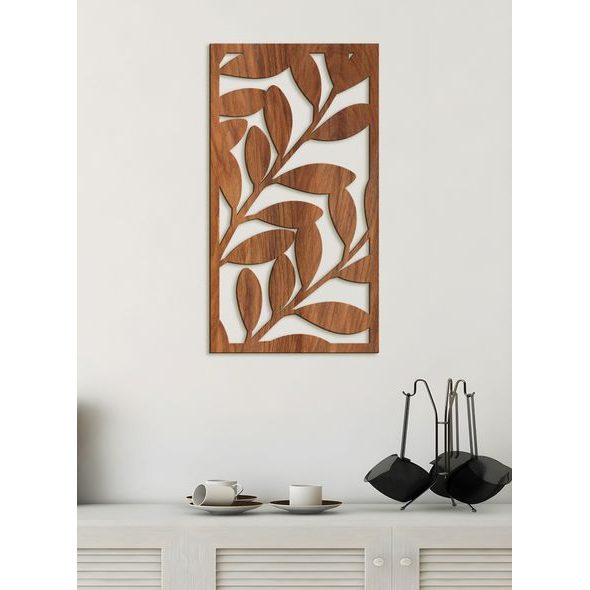 Romantický dřevěný obraz Boho Flower