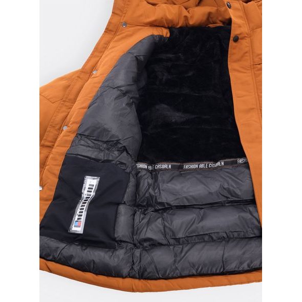 Pánská zimní bunda hnědá