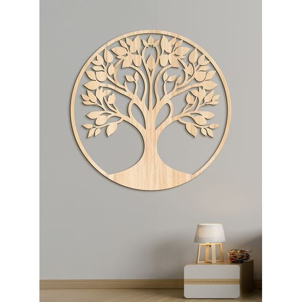 Dřevěný obraz Strom života