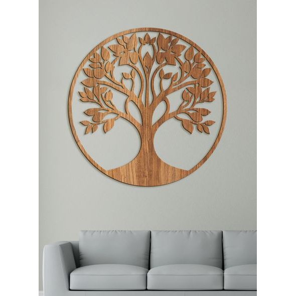 Dřevěný obraz Strom života