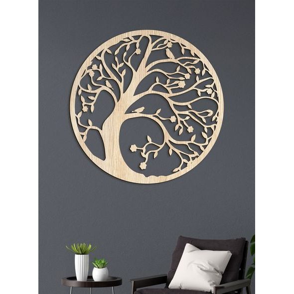 Dřevěná dekorace Strom života