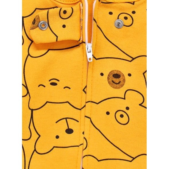 Novorozenecké body VESELÉ MEDVÍDKY žluté