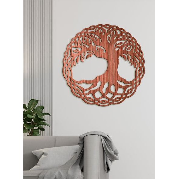 Strom života s propletenými větvemi