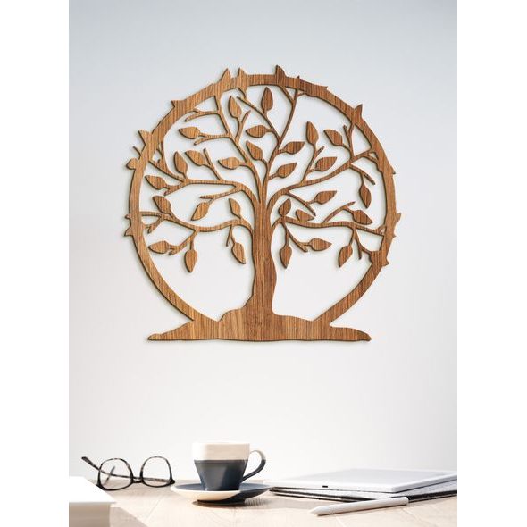 Dřevěná dekorace strom života