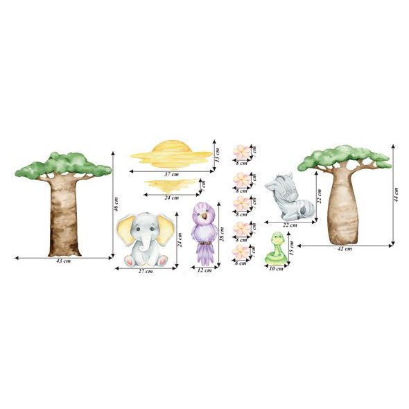 Západ slunce na safari