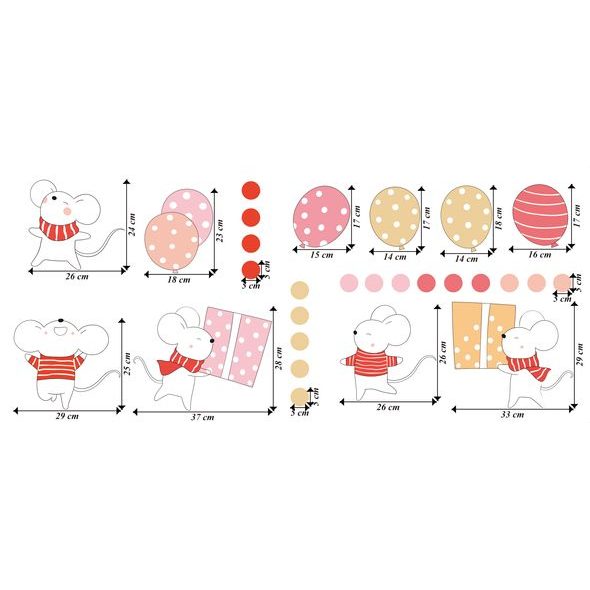 Veselé myši na večírku