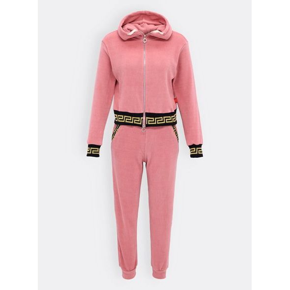 Dámská tepláková souprava starorůžová