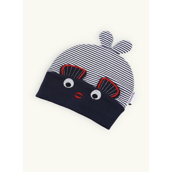 Dětská čepice RYBKA tmavě modrá