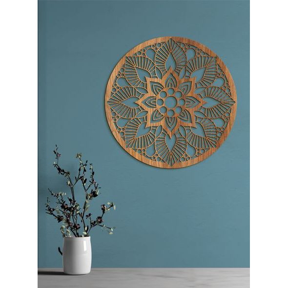 Exkluzivní dřevěná mandala ROSSA