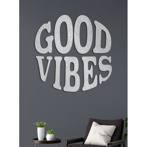 Drevený nápis "GOOD VIBES"