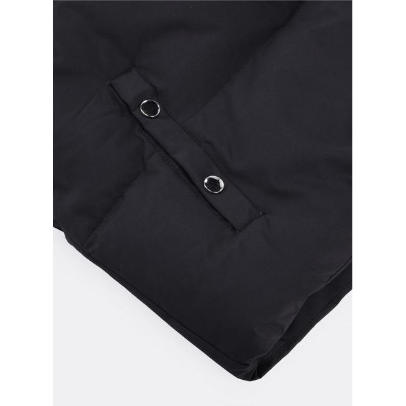 Dámská krátká zimní bunda černá