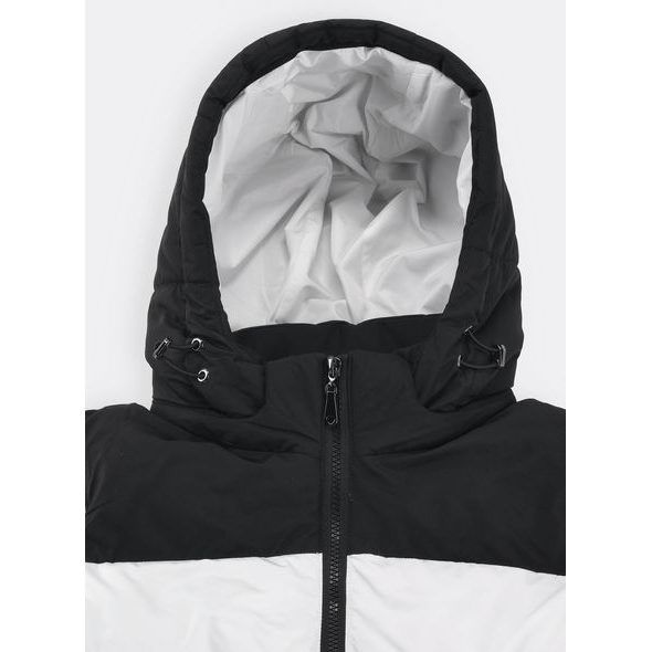 Dámská krátká vesta černo-bílá