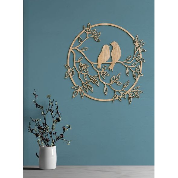 Mandala na Stenu štebot vtákov