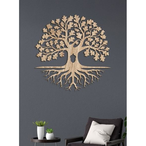 Dřevěný strom hojnosti života