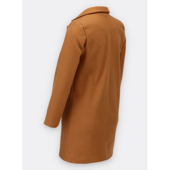 Dámsky kabát svetlohnedý
