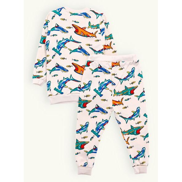 Detská súprava VESELÉ ŽRALOKY smotanová