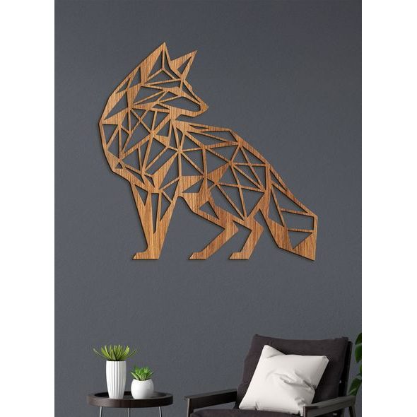 Dřevěný obraz Líška