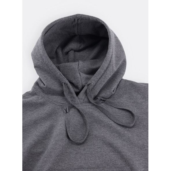 Dámska mikina crop top sivá