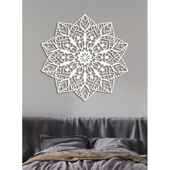 Luxusní dřevěná mandala ZITTA