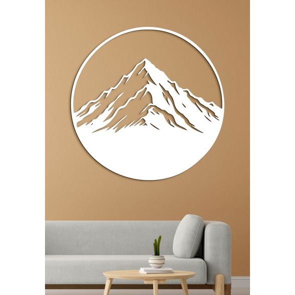 Dřevěný obraz Horská majestátnost