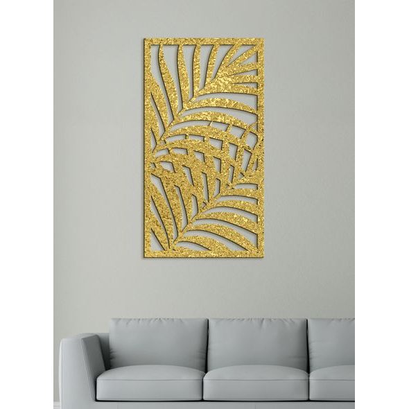 Dřevěný obraz Zátiší s listy