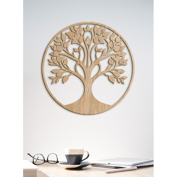 Dřevěný obraz Strom života