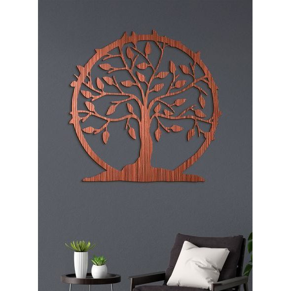 Dřevěná dekorace strom života