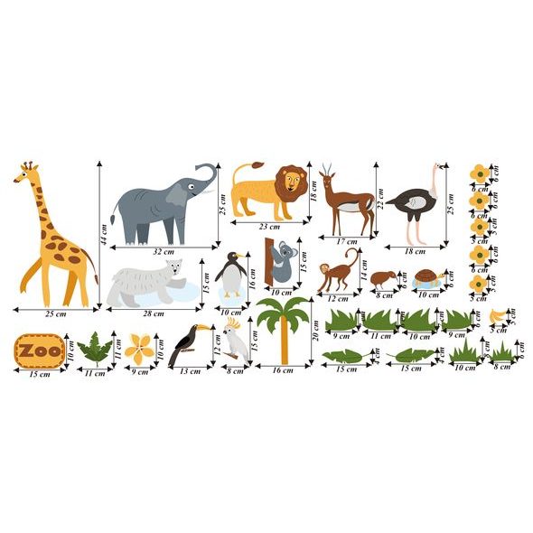 Zoo v dětském pokoji