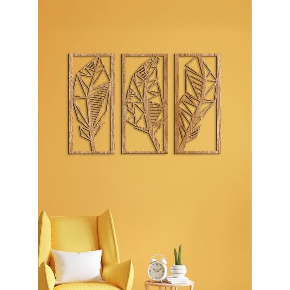 Třídílný obraz 3D listu