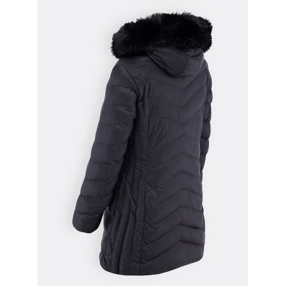 Dámska prešívaná bunda čierna