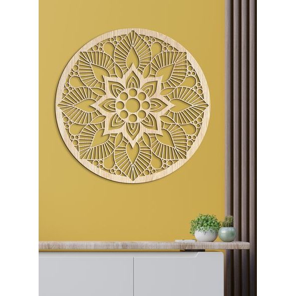 Exkluzivní dřevěná mandala ROSSA