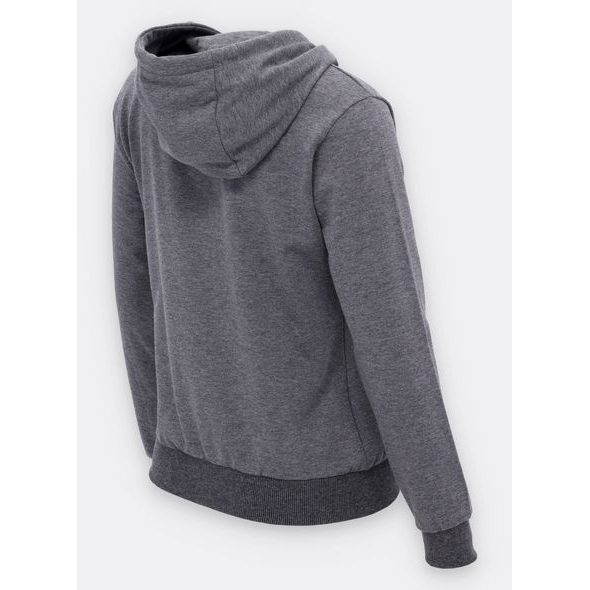 Dámská mikina s kapucí grafitová