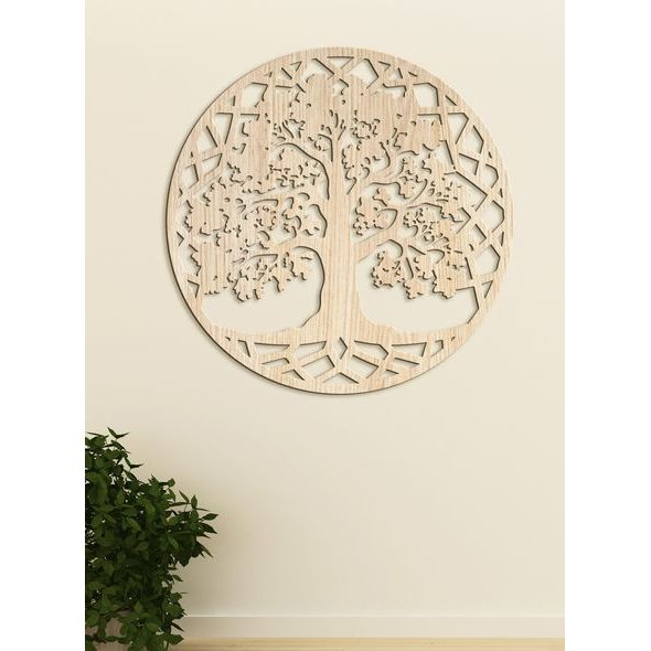 Dřevěný obraz Strom života
