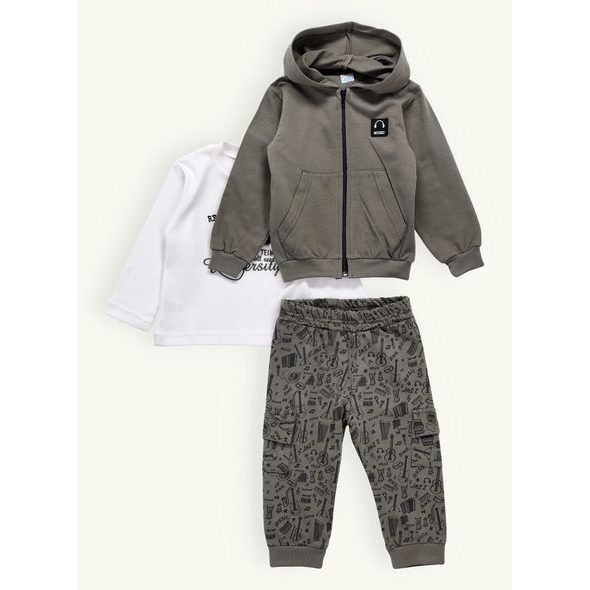 KOJENECKÁ TEPLÁKOVÁ SOUPRAVA MUSIC OLIVOVÁ