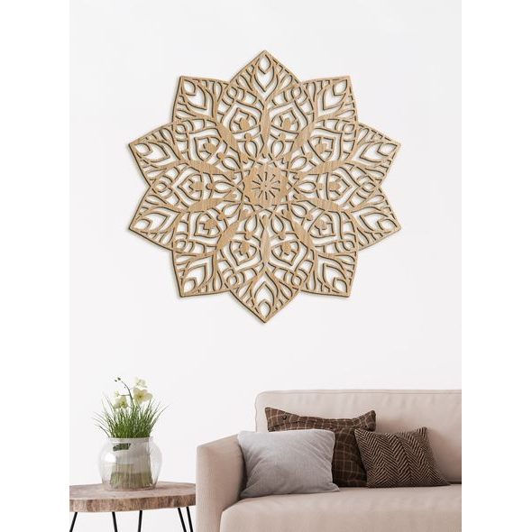 Luxusní dřevěná mandala ZITTA