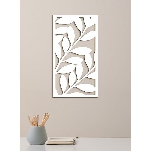 Romantický dřevěný obraz Boho Flower